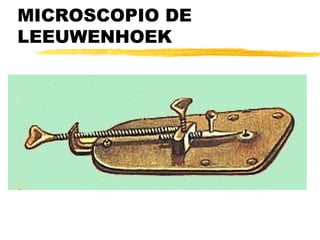 MICROSCOPIO DE
LEEUWENHOEK
 