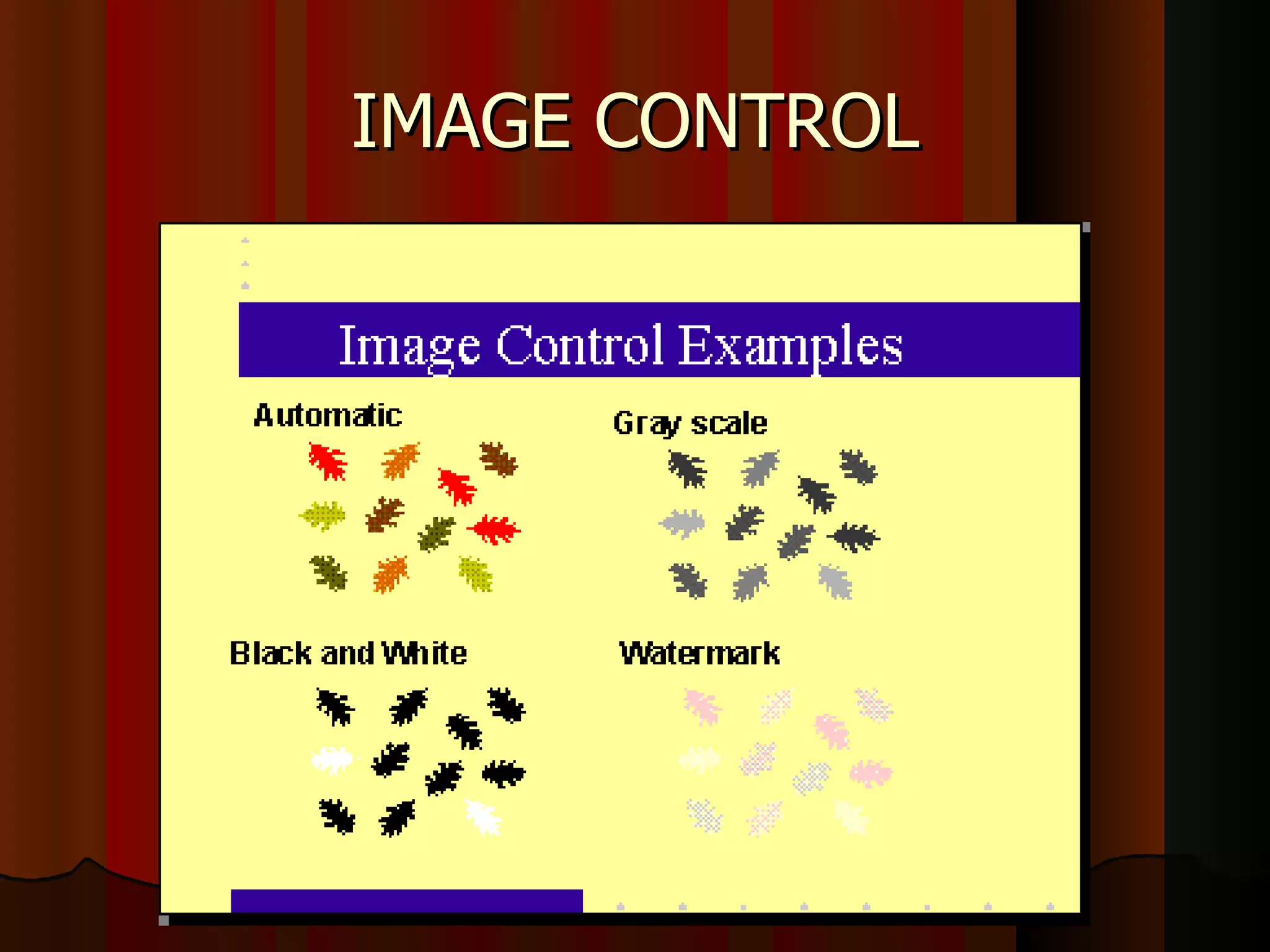 IMAGE CONTROL 