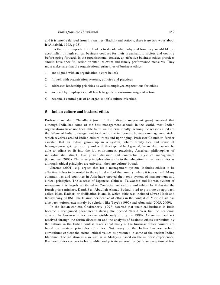 Thirukkural Business Ethics - 