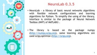 06 neurolab python | PPTX