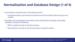 Comprehensive Guide to Database Normalization: Design and Management | PPTX