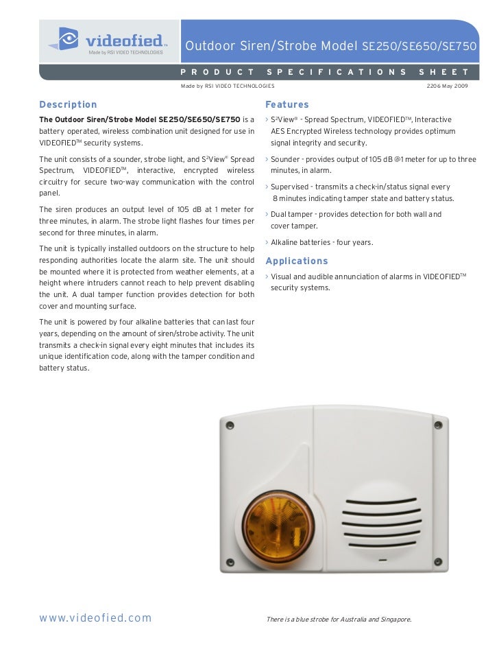06 outdoor siren specification sheet.pdf1
