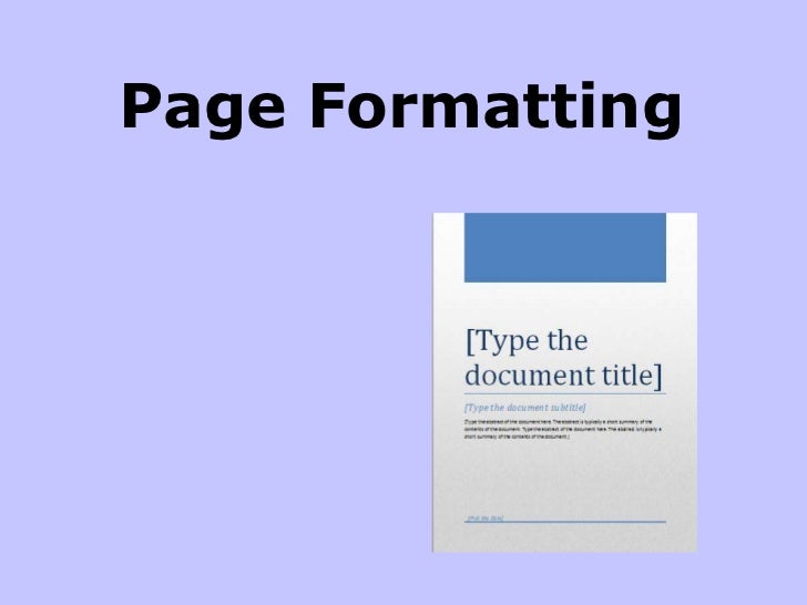06-page-formatting