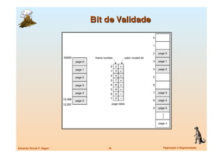 Eduardo Nicola F. Zagari
   18
   Paginação e Segmentação
 