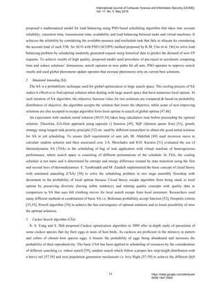 QoS Based Scheduling Techniques in Cloud Computing: Systematic Review | PDF