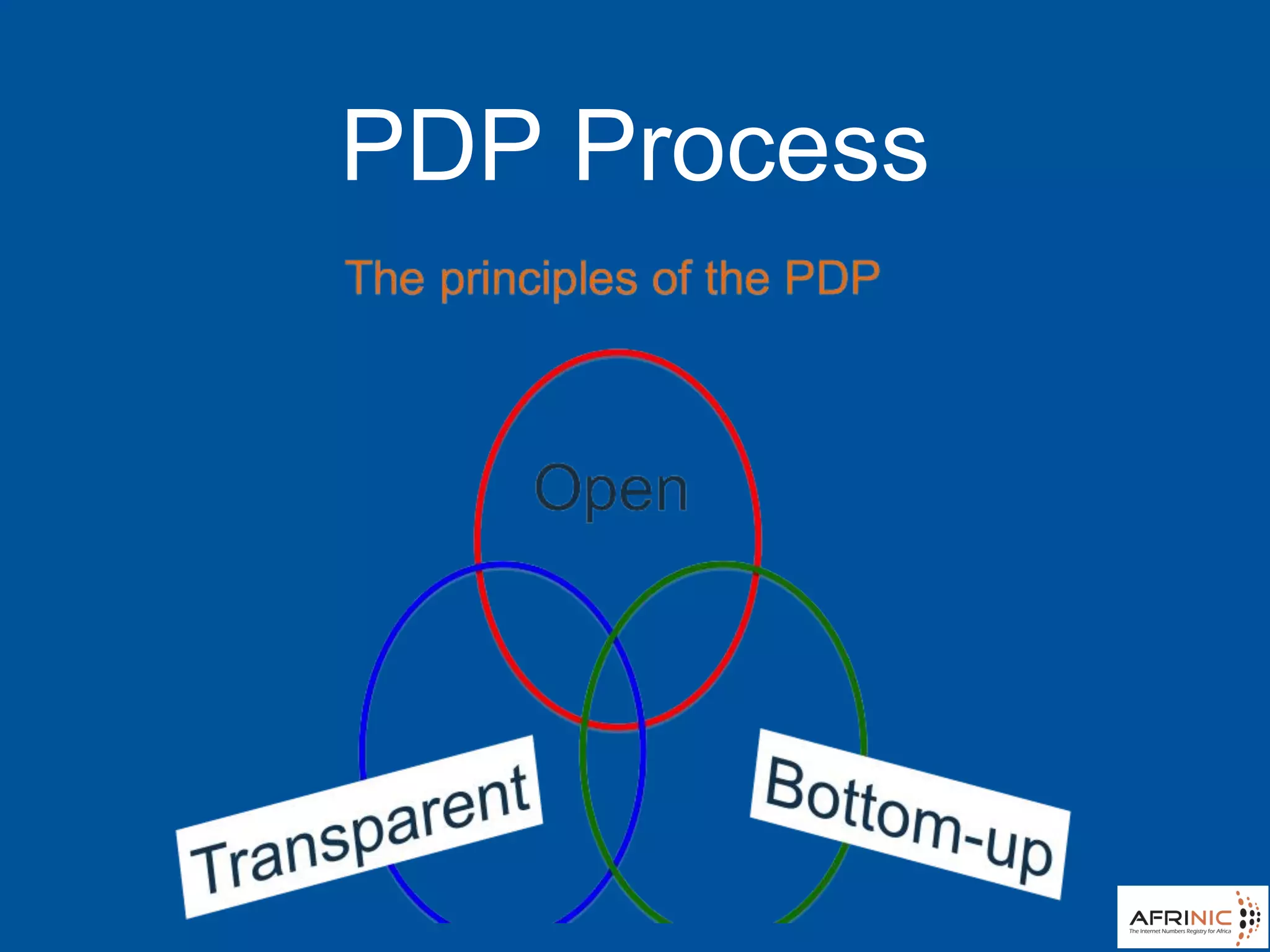PDP Process
 