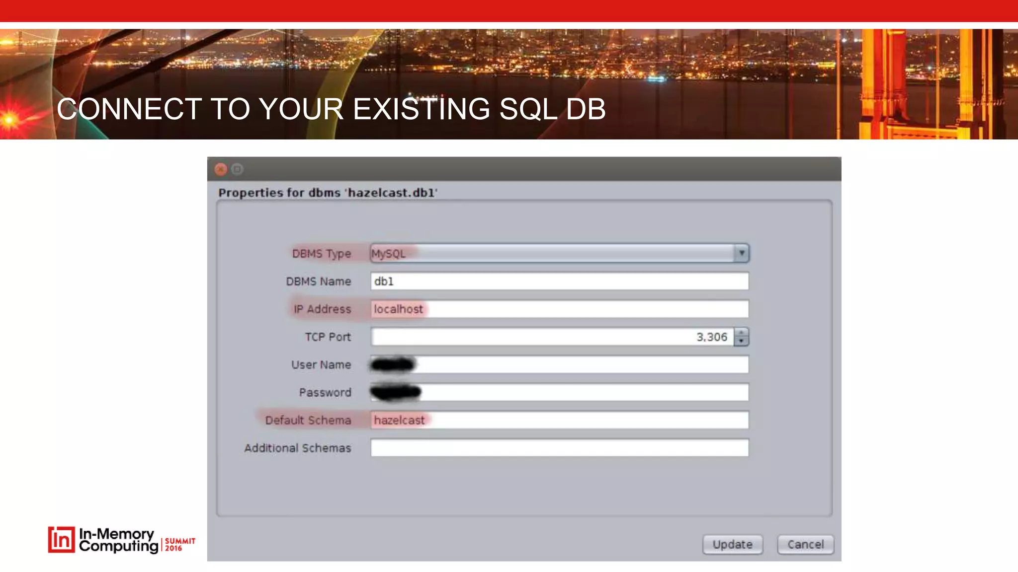 CONNECT TO YOUR EXISTING SQL DB
 