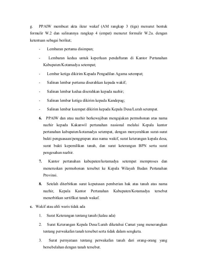Contoh Surat Wakaf Tanah Untuk Masjid / Kemudian, wakaf musytarak
