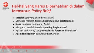 06 Praktik proses perumusan policy brief.pptx