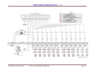 CORTO CIRCUITO SEGUN VDE 102 – 1 – 2
PROBLEMAS DE APLICACION MSC. ING. HUBER MURILLO MANRIQUE Página 12
 