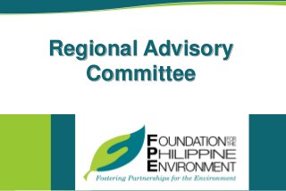 Regional Advisory
Committee
 