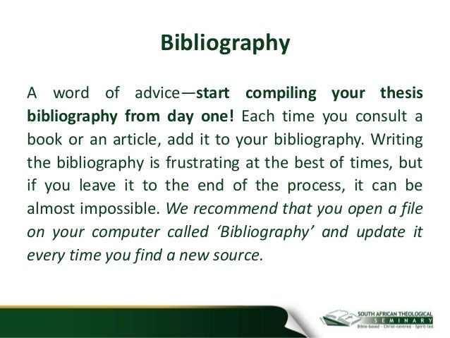 phd research proposal bibliography