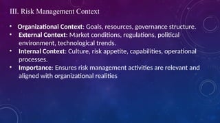 Risk Management: Risk Management Standards | PPTX