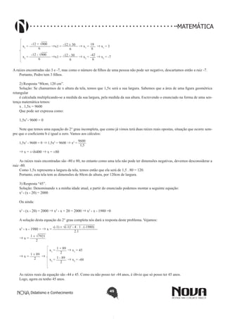 Apostila de matematica para concursos | PDF