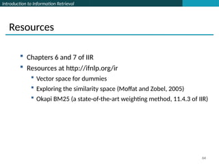 IITB CS635 - Information Retrieval - Lecture 6 | PPTX
