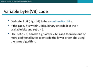 IITB CS635 - Information Retrieval - Lecture 6 | PPTX