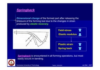 06 sheet metal forming | PDF