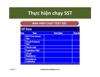 Thực hiện chạy SST
03/2014 dangthanhtuan65@gmail.com
 