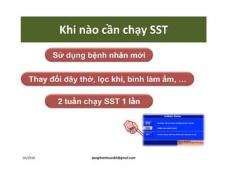 Khi nào cần chạy SST
03/2014 dangthanhtuan65@gmail.com
 