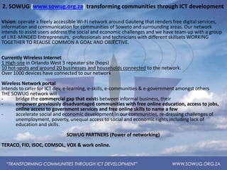 Transforming Communities through ICT Development | PPTX