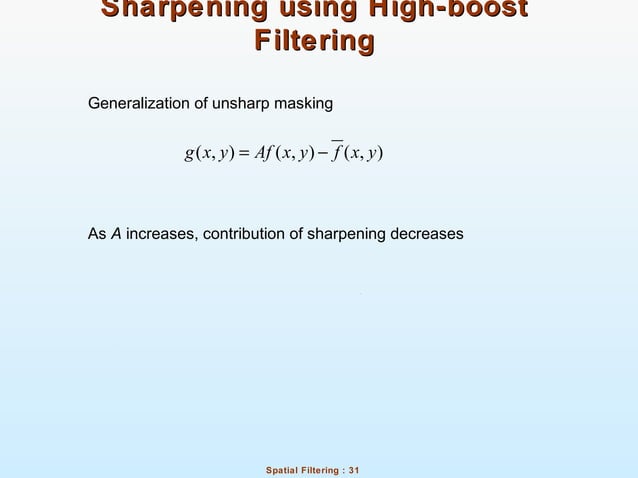 06 spatial filtering DIP | PPT