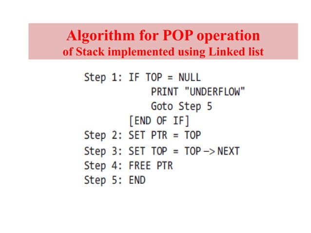 Data Structure ARRAY REPRESENTATION OF STACKS | PPTX