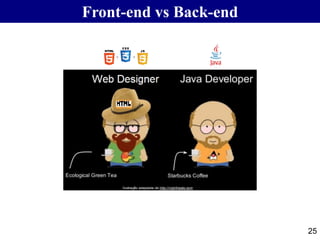 25
Front-end vs Back-end
 