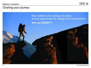© 2015 IBM Corporation‹#›
New realities are causing disruption…  
and an opportunity for change and improvement. 
 
Are you READY?
Charting your journey
 