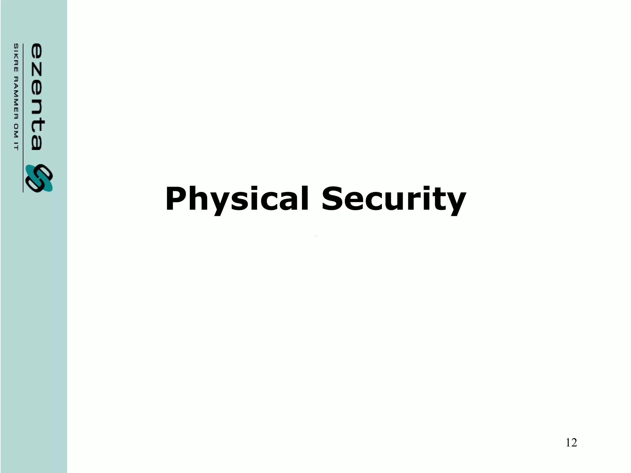 Physical Security 