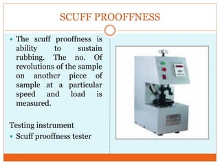 Scuff Test Method 06 testing of packaging pvn | PDF