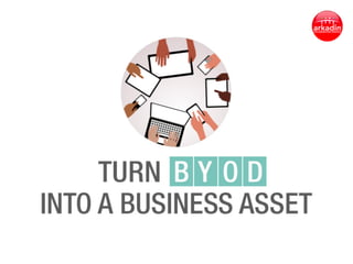 Turn	
  BYOD	
  into	
  a	
  Business	
  
Asset	
  

 