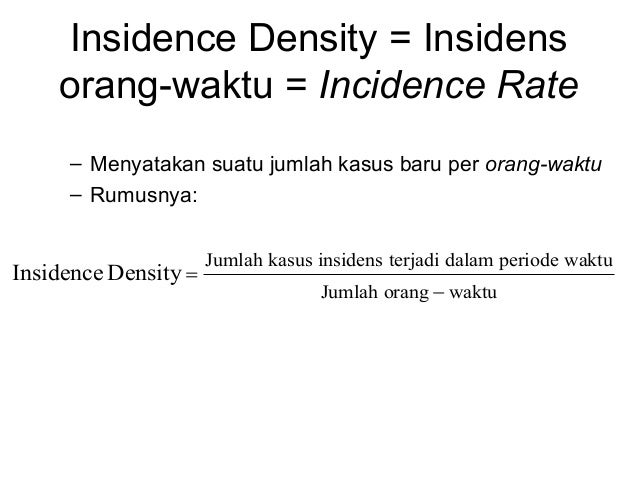 Ukuran Frekuensi Penyakit