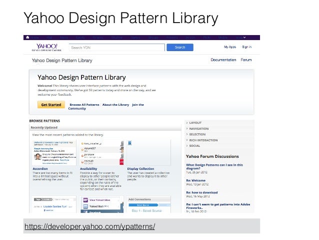 Pattern Library Yahoo | user interface prototyping techniques low fidelity Pattern Library Yahoo | user interface prototyping techniques low fidelity