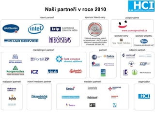 Naši partneři v roce 2010 