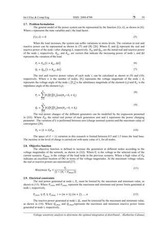 Voltage sensitivity analysis to determine the optimal integration of ...
