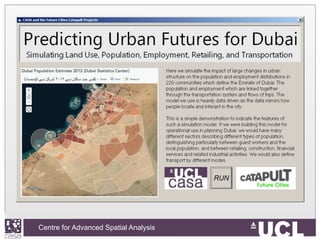 Centre for Advanced Spatial Analysis, University College LondonCentre for Advanced Spatial Analysis
 