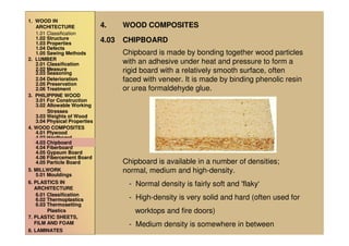 Wood Class R4 R5 R6 R7 Division 06 woods and plastics | PDF