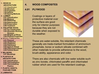 WOODS AND PLASTICS in architecture and construction | PDF