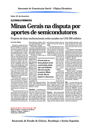 Data: 07 de fevereiro




Estado de Minas - Belo Horizonte - MG
Mário Fontana - Coreanos em Minas
Caderno: Cultura - Página: 3
Publicado: 05-02-2011
 