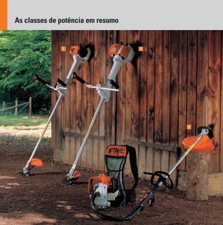6
As classes de potência em resumo
1 2
3
 