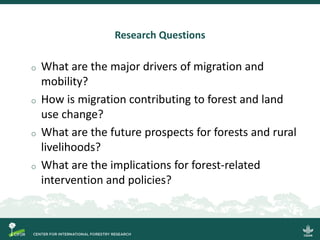 Emergent dynamics of migration and their potential effects on forest and land use in North Kalimantan, Indonesia