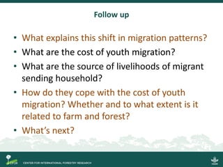 Emergent dynamics of migration and their potential effects on forest and land use in North Kalimantan, Indonesia
