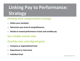 Performance Pay Explained Perfecting Pay for Performance | PDF