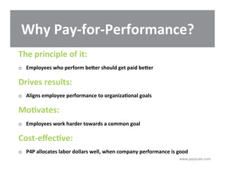 Performance Pay Explained Perfecting Pay for Performance | PDF