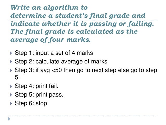 flowchart & algorithms