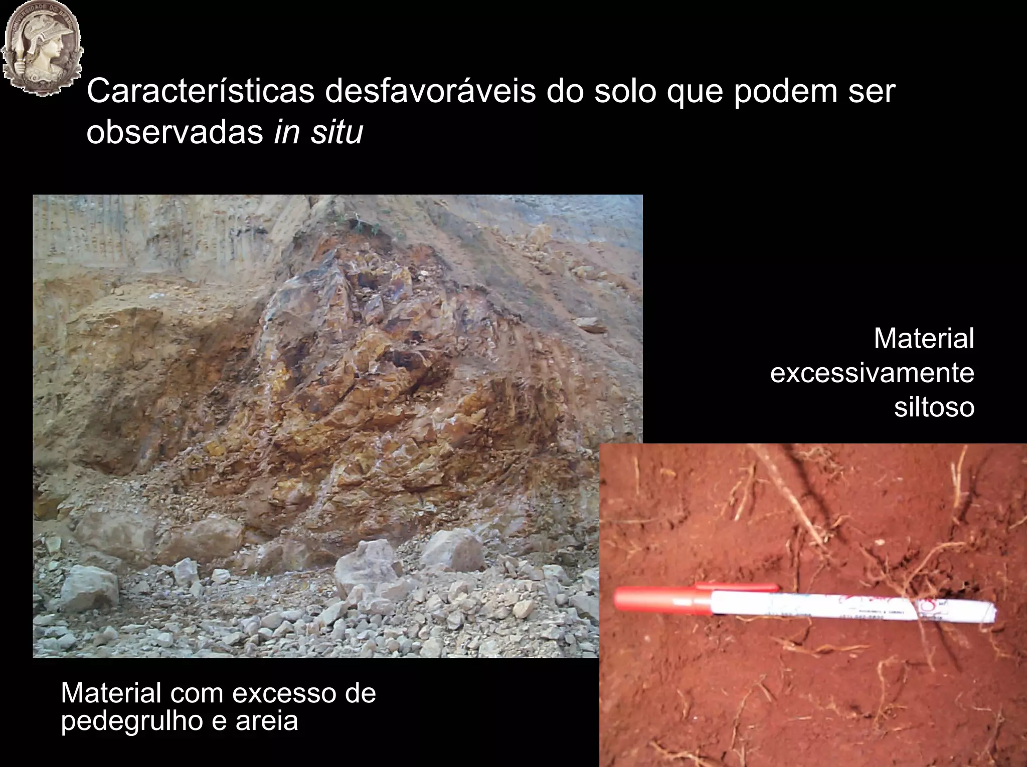 Solos que não devem ser usados em olarias a frio