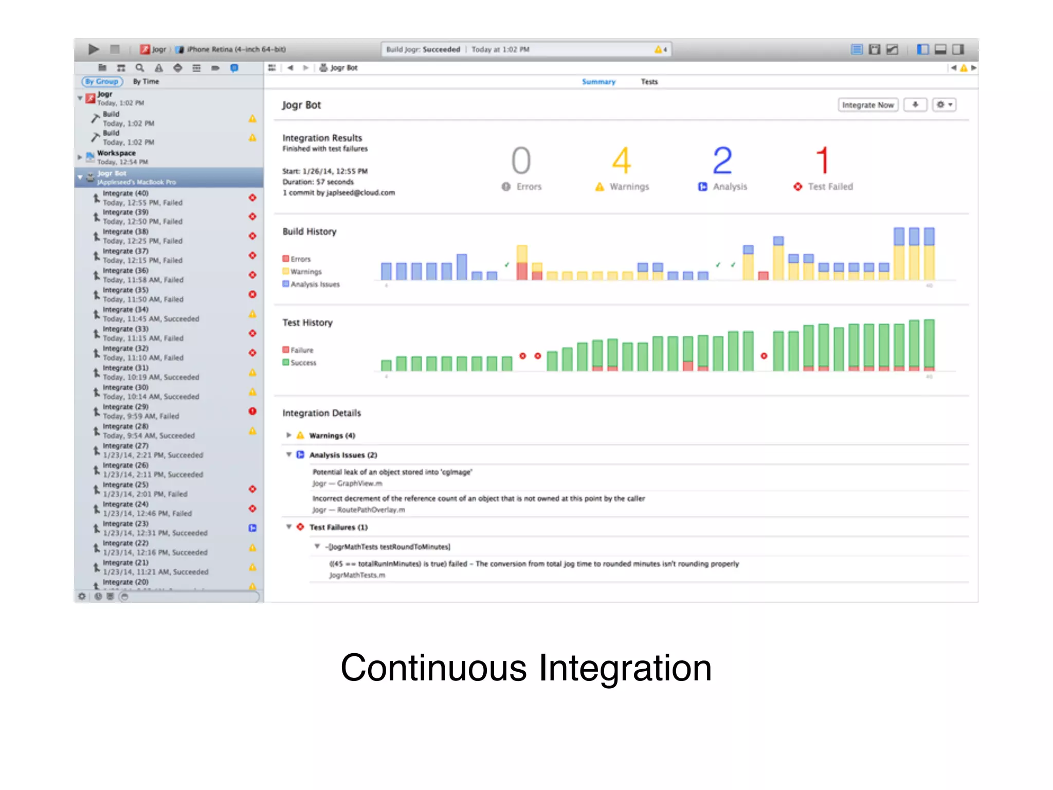 Continuous Integration
 