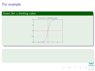 For example
Given the a limiting value
We have then
If we have a limiting value +a, we set t = a − .
If we have a limiting value −a, we set t = −a + .
77 / 94
 