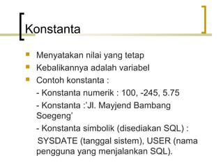 Pengantar SQL | PPT