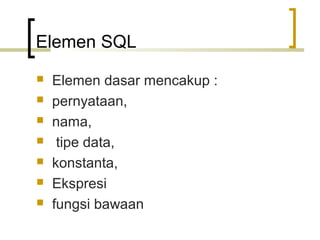 Pengantar SQL | PPT